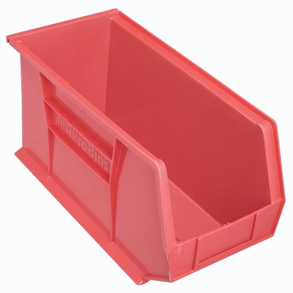 Akro-Mils Storage Bin, Plastic, 9 in H, Red 30265 RED